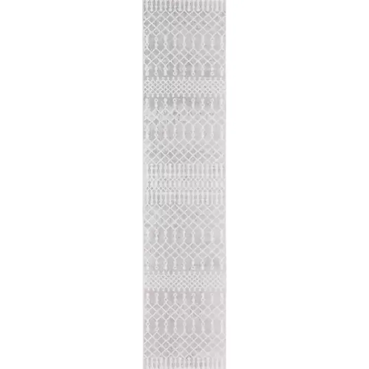 Kirklands Home Light Moroccan Washable Runner, 2x12 Gray Sale