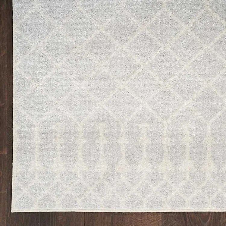 Kirklands Home Light Moroccan Washable Runner, 2x12 Gray Sale