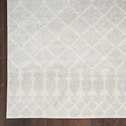 Kirklands Home Light Moroccan Washable Area Rug, 7x10 Gray Discount