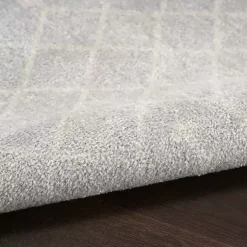 Kirklands Home Light Moroccan Washable Area Rug, 7x10 Gray Discount