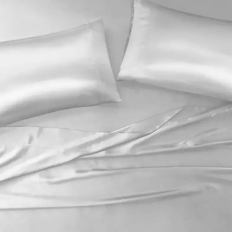 Kirklands Home Light Satin 6-pc. California King Sheet Set Gray Sale