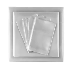 Kirklands Home Light Satin 6-pc. Queen Sheet Set Gray Sale