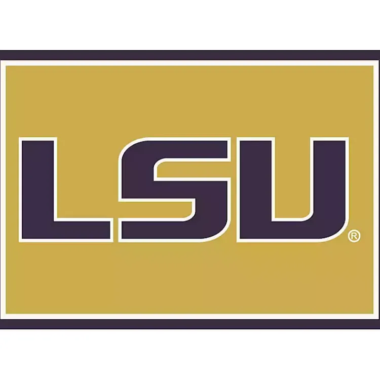 Kirklands Home Louisiana State University Area Rug, 4x6 Clearance