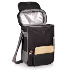 Kirklands Home Louisville Cardinals Wine & Cheese Tote Black Outlet