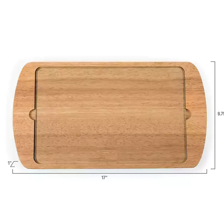 Kirklands Home LSU Tigers Wood and Glass Serving Board Hot