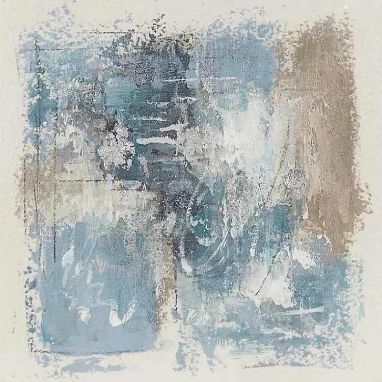 Kirklands Home Madison Park Blue Abstract Framed Art Print Outlet