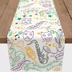 Mardi Gras Decorations>Kirklands Home Mardi Gras Party Table Runner, 72 in.