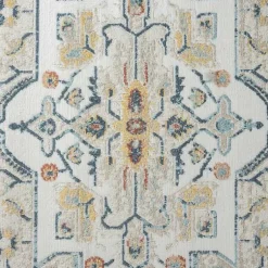 Kirklands Home Medallion Ivory Rust Runner, 2x8 Online