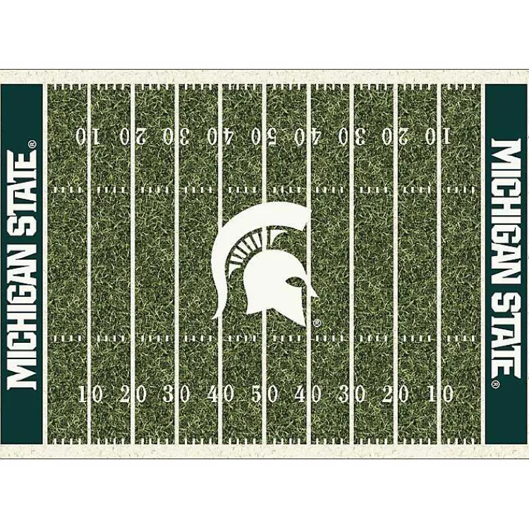 Kirklands Home Michigan State Home Field Area Rug, 6x8 Green Online