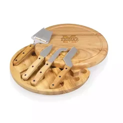 Kirklands Home Mississippi State Cheese Board and Tool Set Tan New