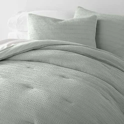 Kirklands Home Mist Waffle Ultra-Soft 3-pc. King Comforter Set Green Online