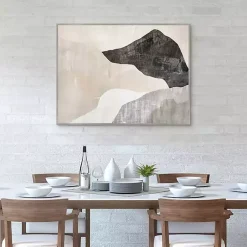 Kirklands Home Modern Landscape Framed Canvas Art Print Gray