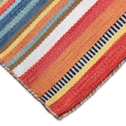 Kirklands Home Multi Dhurri Stripe Indoor/Outdoor Area Rug, 5x7 Sale