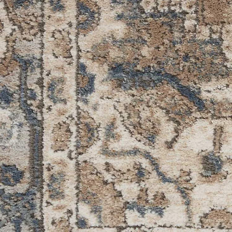 Kirklands Home Multicolor Nadia Medallion Area Rug, 5x7 Gray Best