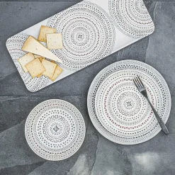 Kirklands Home color Rectangular Melamine Malena Platter Multi New