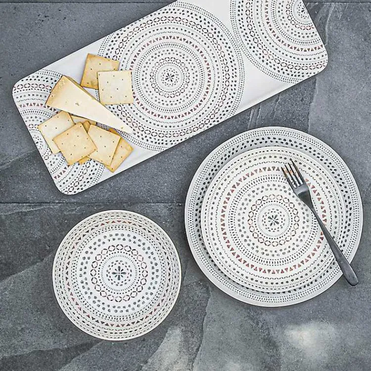 Kirklands Home color Rectangular Melamine Malena Platter Multi New