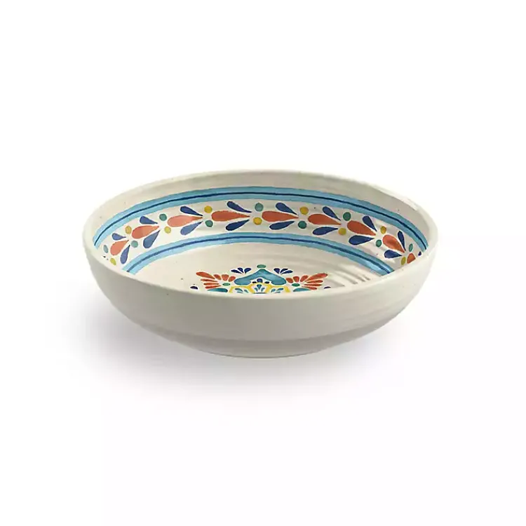 Kirklands Home color Rio Melamine Low Bowls, Set of 6 Multi Hot