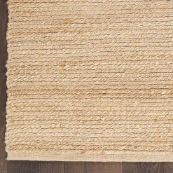 Kirklands Home Natural Bleach Jute Reversible Area Rug, 5x7 Tan Outlet