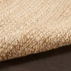 Kirklands Home Natural Bleached Jute Area Rug, 3x5 Tan Hot