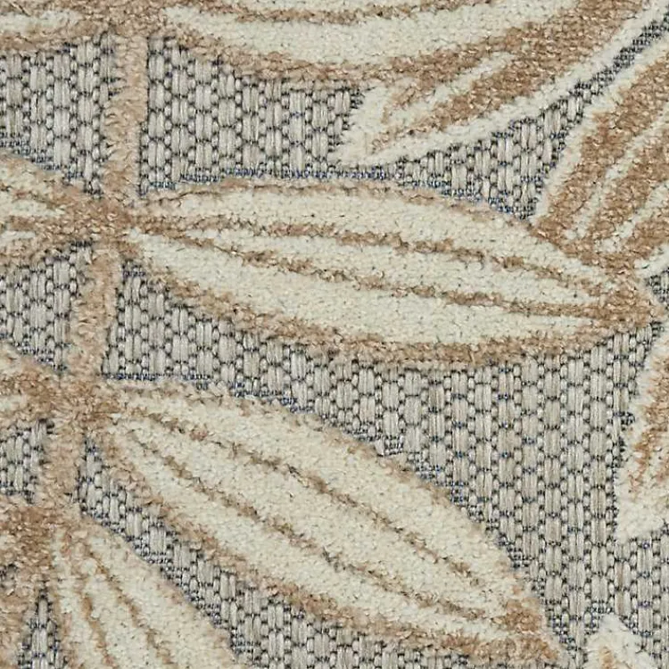 Kirklands Home Natural Botanical Leaves Outdoor Area Rug, 9x13 Discount