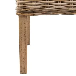Kirklands Home Natural Coastal Rat 2-pc. Dining Chair Set Tan