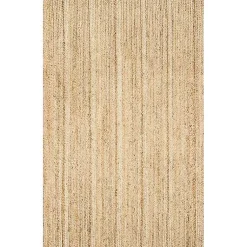Kirklands Home Natural Hand Woven Rigo Jute Area Rug, 10x13 Tan Best