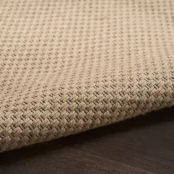 Kirklands Home Natural Jute Solid Woven Area Rug, 3x5 Tan Clearance