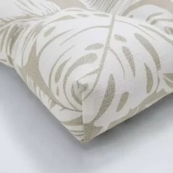 Kirklands Home Natural Leaves Tufted 2-pc. Outdoor Seat Cushions Outlet