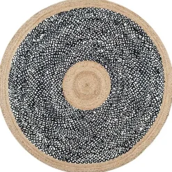 Kirklands Home Natural Lesha Round Rug, 6 ft. Clearance
