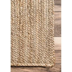 Kirklands Home Natural Reno Woven Area Rug, 5x8 Tan Outlet