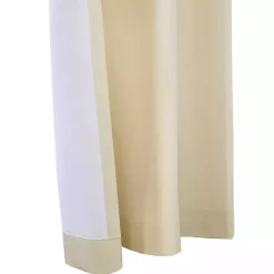 Kirklands Home Natural Room Darkening Curtain Panel Set, 63 in. Tan New