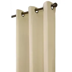 Kirklands Home Natural Room Darkening Curtain Panel Set, 95 in. Tan Hot