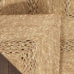 Kirklands Home Natural Seagrass Indoor/Outdoor Area Rug, 5x7 Tan Discount