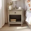 Kirklands Home Natural Wood 1-Drawer Nightstand Best