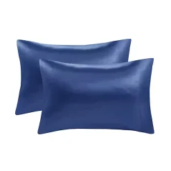 Kirklands Home Navy Blue Satin 6-pc. California King Sheet Set Gray Discount