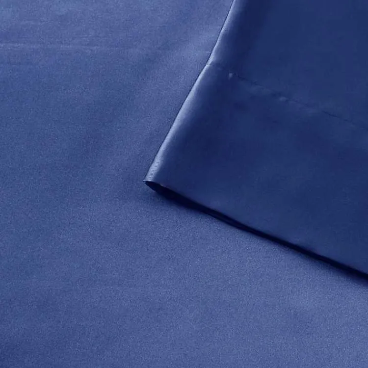 Kirklands Home Navy Satin 6-pc. King Sheet Set Blue Clearance
