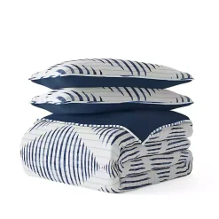 Kirklands Home Navy Diamond Line Reversible 2-pc. Twin Quilt Set Discount