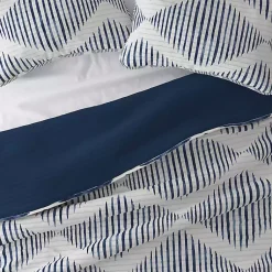 Kirklands Home Navy Diamond Line Reversible 2-pc. Twin Quilt Set Discount