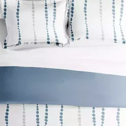 Kirklands Home Navy Dots Reversible 3-pc. King Duvet Cover Set Sale