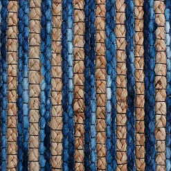 Kirklands Home Navy Jute and Wool Woven Area Rug, 5x8