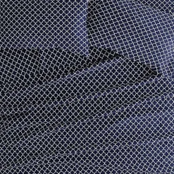 Kirklands Home Navy Quatrefoil 4-pc. Full Sheet Set Blue Online