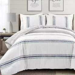 Kirklands Home Navy Stripe 3-pc. King Comforter Set Hot