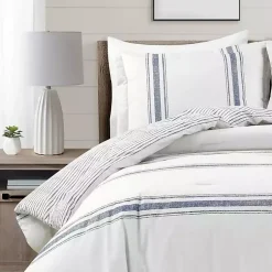 Kirklands Home Navy Stripe 3-pc. King Comforter Set Hot
