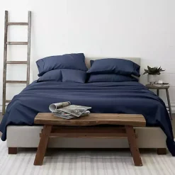Kirklands Home Navy Ultra Soft 6-pc. Queen Sheet Set Blue Discount