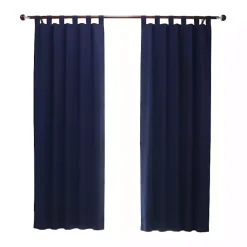 Kirklands Home Navy Weathermate Blackout Curtain Panel, 95 in. Blue Outlet