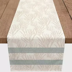 Kirklands Home Neutral Coral Stripe Table Runner, 72 in. Sale