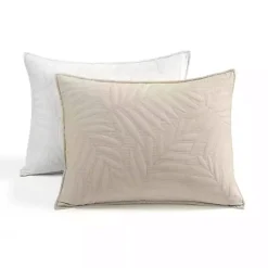Kirklands Home Neutral Leaf Reversible 3-pc. Full/Queen Quilt Set Online