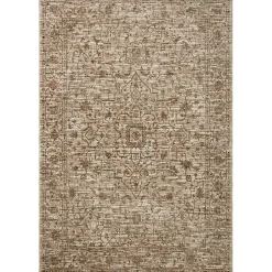 Kirklands Home Neutral Sorrento Medallion Area Rug, 7x10 Tan Clearance