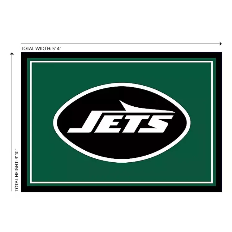 Kirklands Home New York Jets Area Rug, 4x6 New