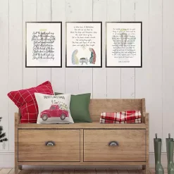 Christmas Art & Wall Decor>Kirklands Home O Little Town of Bethlehem Framed Print